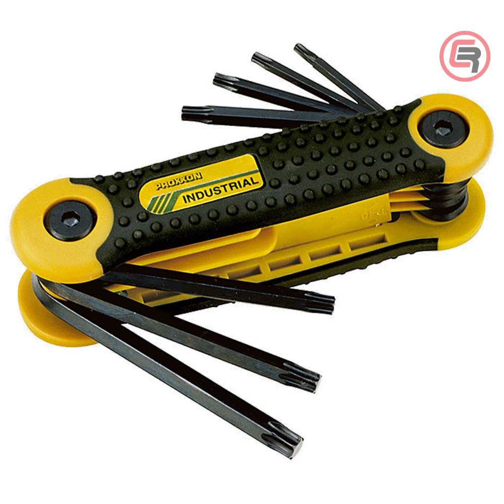 Proxxon Garnitura Ključeva Torx TX9-TX40 Sklopivi / 8 dijelni - 23954 slika 1