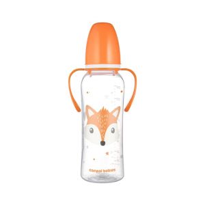 Canpol Babies Flašica Cute Animals Sa Ručkama 250Ml (11/845) - Orange