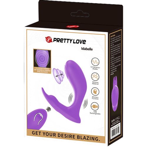 Pretty Love Idabelle vibrator s funkcijom pulsiranja - Ljubičasta slika 11