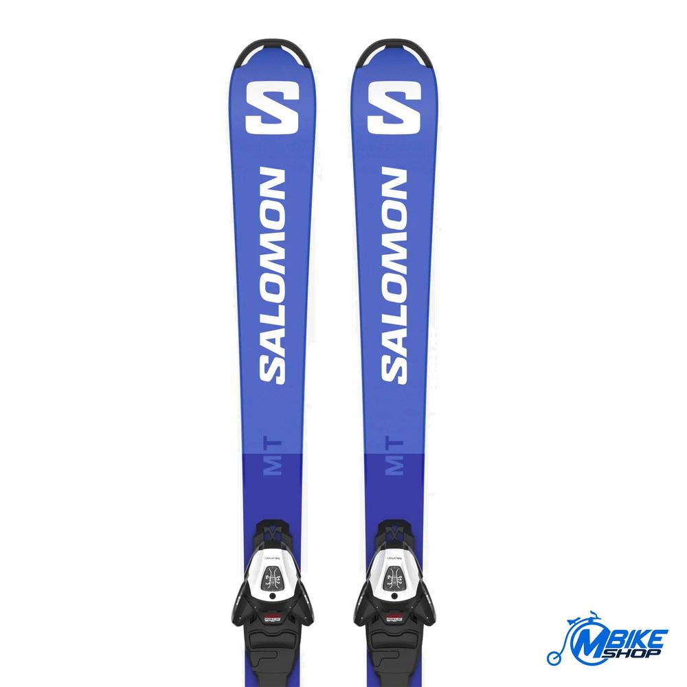 Salomon Skije L S/Race JR M Race Blue/White 140 + Vezovi L C GW J75 Black/White slika 2