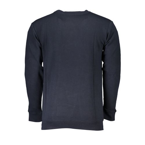 CAVALLI CLASS MEN'S BLUE ZIPLESS SWEATSHIRT slika 2