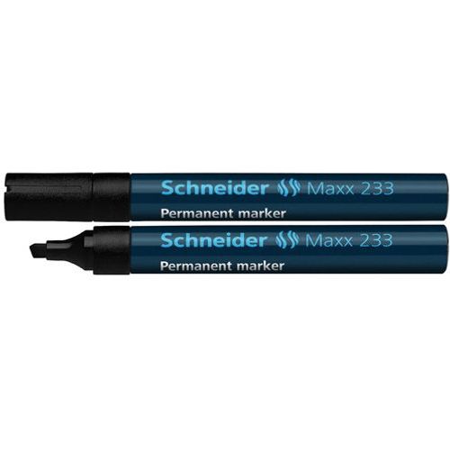 Flomaster Schneider, permanent marker, Maxx 233, 1-5 mm, crni slika 2