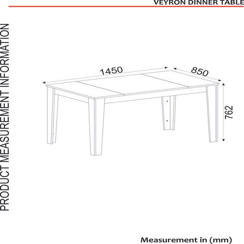 Woody Fashion Blagovaonski stol VEYRON, Veyron slika 6
