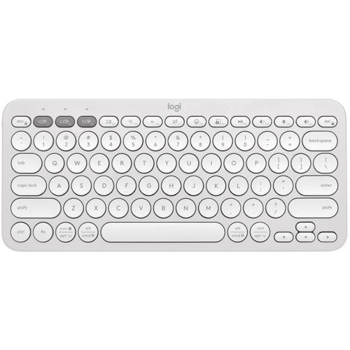 LOGITECH K380s Bluetooth Pebble Keys 2 US bela tastatura slika 2