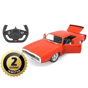 Jamara auto na daljinsko upravljanje DELUX Dodge Charger RT 1970, crvena, 1:16