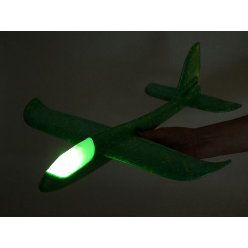 Avion od stiropora sa LED rasvjetom slika 8