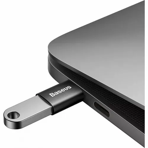 BASEUS INGENUITY USB-C NA USB-A ADAPTER OTG (CRNI) slika 4