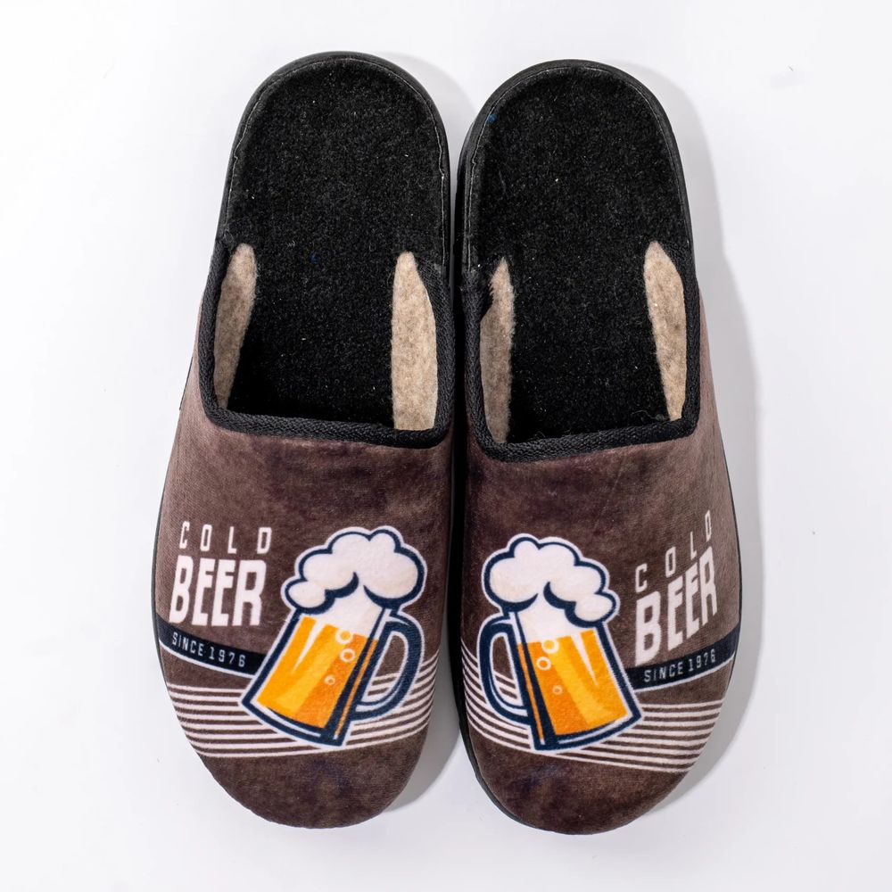 Vesna Kućne papuče za muškarce Cold Beer slika 1
