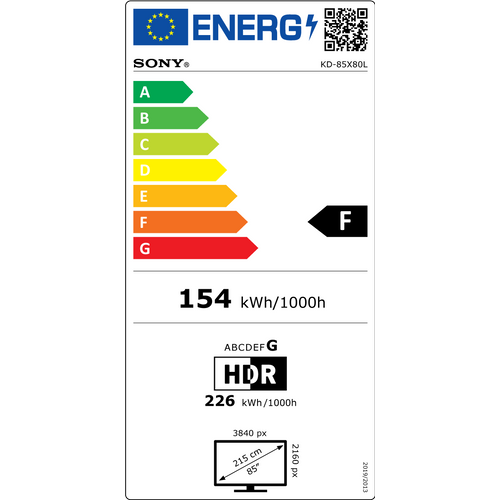 Sony televizor kd85x80laep slika 5