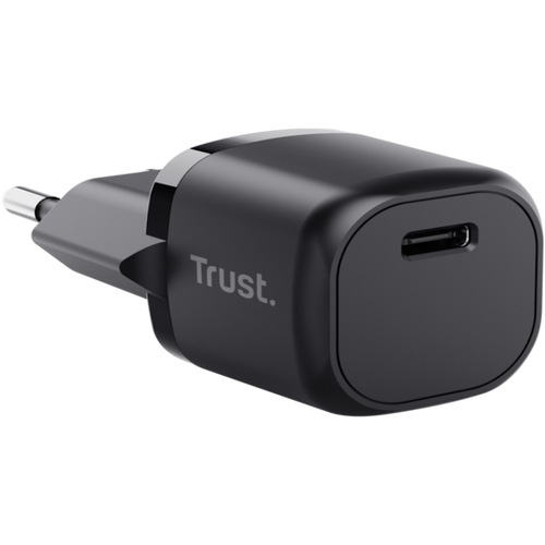 Punjač TRUST MAXO 20W USB-C smartphone crna slika 1