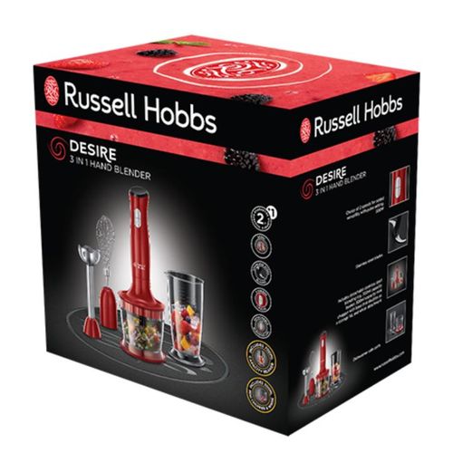 Russell Hobbs 24700-56 Ručni blender 500 W,  Desire 3 u 1, Do 12000 obrtaja u minuti slika 3