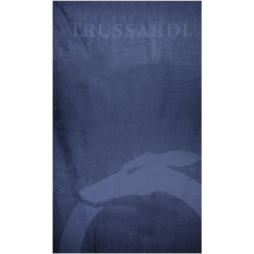 TRUSSARDI JEANS MEN'S BEACH TOWEL BLUE slika 1