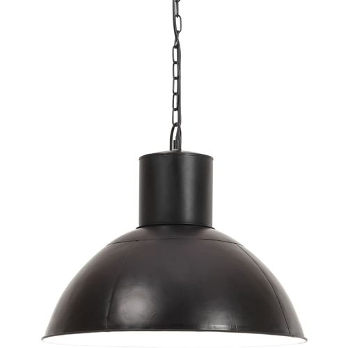 Viseća svjetiljka 25 W crna okrugla 48 cm E27 slika 11