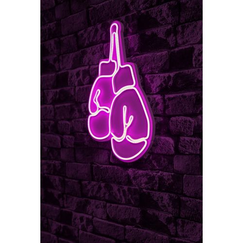 Wallity Ukrasna plastična LED rasvjeta, Boxer - Pink slika 9