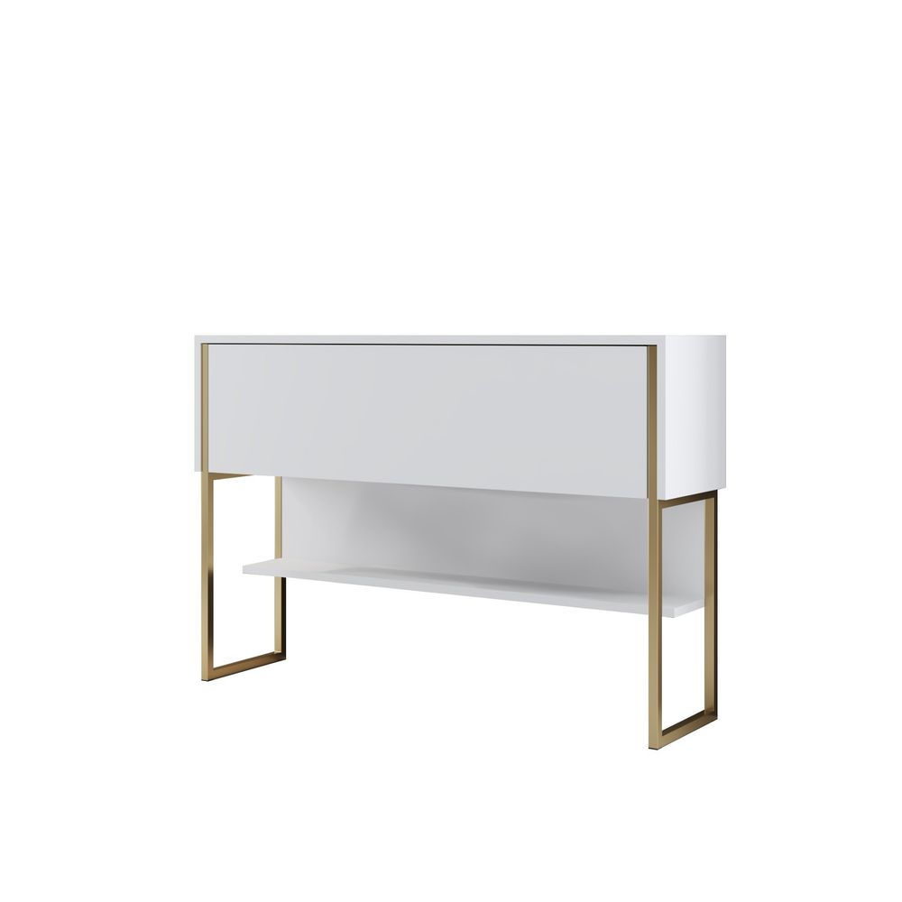 Luxe - Zlatna i Bijela Komoda slika 5