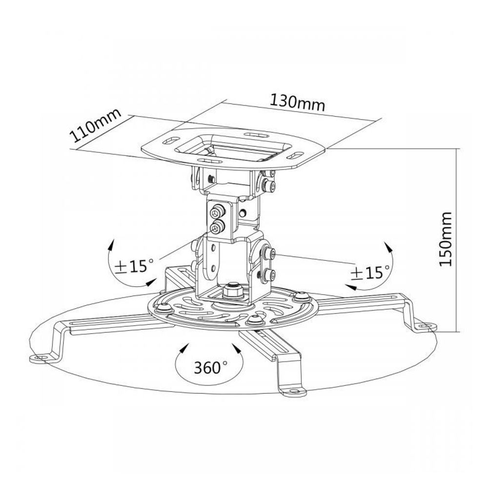 SBOX Stalak za projektor PM-18 slika 2