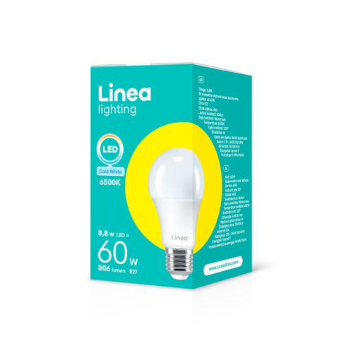 Linea LED sijalica 8,8W(60W) A60 806Lm E27 6500K slika 3