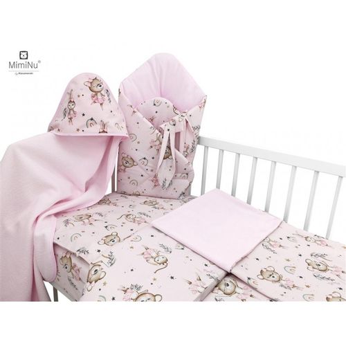 MimiNu jastuk dekica za novorođenče - Mala Balerina Pink slika 2
