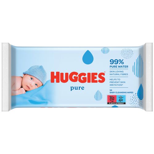 Huggies vlažne maramice pure 56kom slika 1