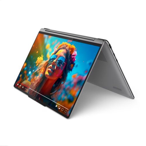 Lenovo 83AC003RYA Yoga 9 2-in-1 14IMH9 (Luna Grey, Aluminium) 16-Core Ultra 7 155H 5.0GHz/24MB 32GB DDR5 1TB-NVMe 14.0" 4K (3840x2400) OLED 400n Touch-Gossy HDR500 DolbyVision ToF-1080p Intel-ARC-AI Boost WiFi AX BT5.3 Pen 3-in-1 Backlite FPR 75Wh 1.4kg W11P+Sleeve slika 10