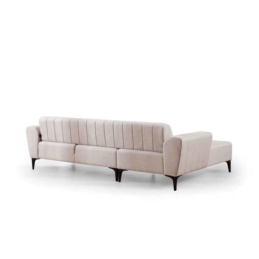Ugaona Sofa na Razvlačenje Hamlet Left - Ecru Boja slika 5
