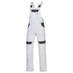 H8802/48 RADNE FARMER HLAČE COOL TREND BIJELO/SIVE ARDON