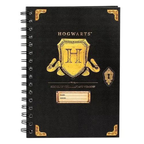 Harry Potter - A5 Wiro Notebook - Hogwarts Shield slika 1