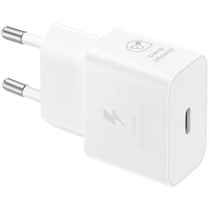 Samsung 25W Ultra Fast Charging USB-C Power Adapter White (cable included)