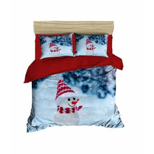 423 Red
White
Grey Double Duvet Cover Set