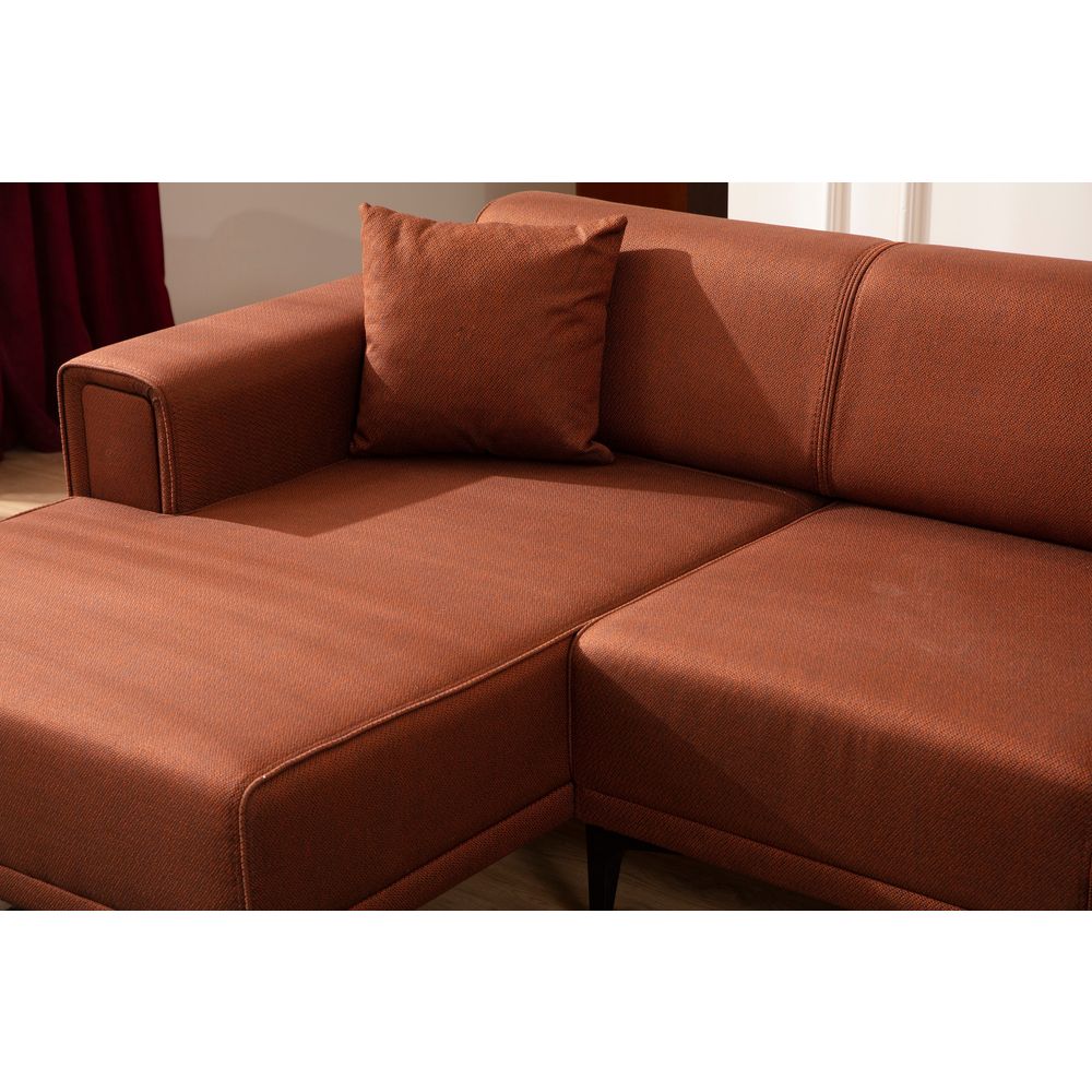 Ugaona Sofa-Bed 'Horizon Left' - Crvena slika 3