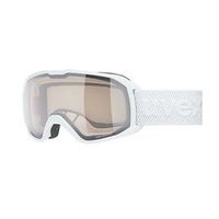 Uvex goggles XCITD V, white matt/silver-clear