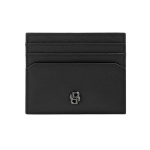 Hugo Boss Držač kartica Double B Saffiano HLC526A crna