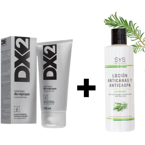 Komplet Losion Protiv Sede Kose Nogrey SYS + Šampon protiv sede kose DX2 slika 1