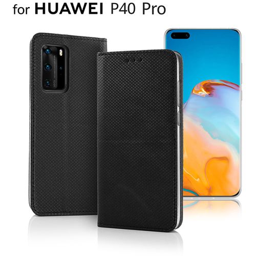 Preklopna futrola za Huawei P40 Pro - crna slika 1