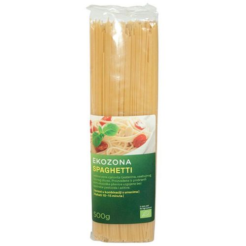 Ekozona tjestenina durum spaghetti 500g slika 1