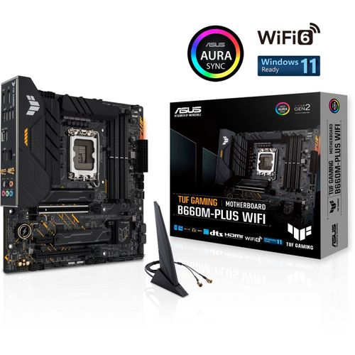 ASUS TUF GAMING B660M-PLUS WIFI mATX matična ploča s podrškom za DDR5 slika 1