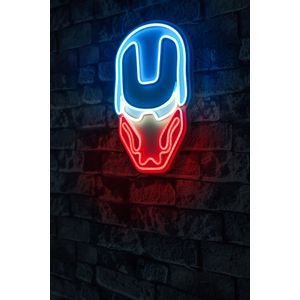 Wallity Ukrasna plastična LED rasvjeta, Iron Man - Multicolor