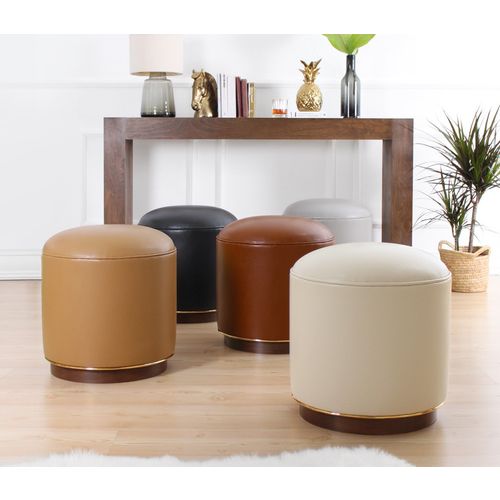 Milotte - Anthracite Anthracite Pouffe slika 8