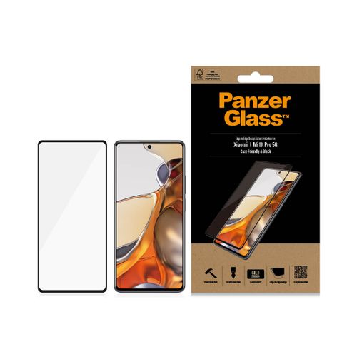 Panzerglass zaštitno staklo za Xiaomi Mi 11t Pro 5G case firendly black slika 1