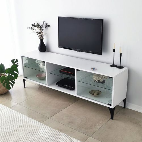 Tokyo White TV Stand slika 8