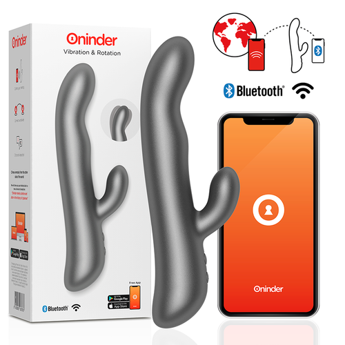 Oninder Rabbit &amp; Rotation Vibrator App Controlled slika 7