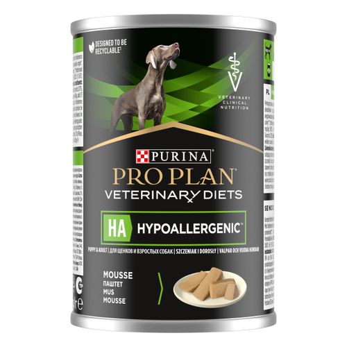 PRO PLAN VETERINARY DIETS HA Hypoallergenic, kod intolerancije na hranu, mousse, 12x400g slika 1