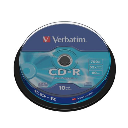 CD-R Verbatim #43437 700MB 52x sp10 Extra Protection slika 1