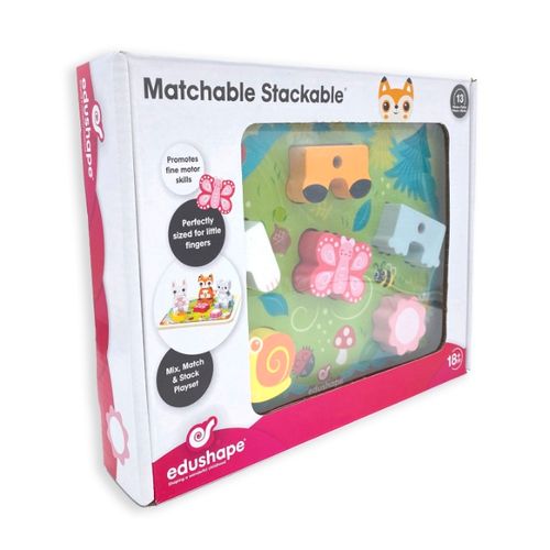 Edushape igračka matchable stackable puzzle  slika 3