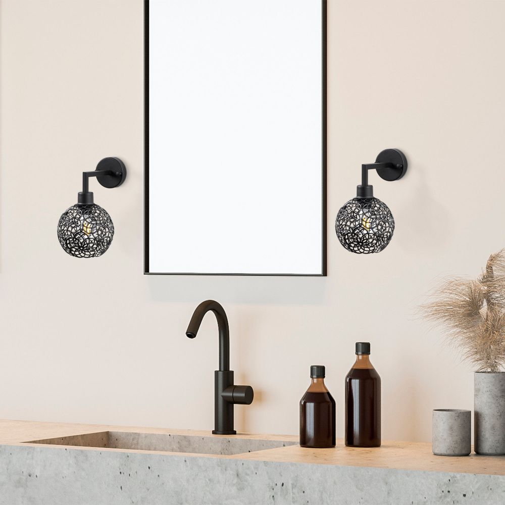 Hay - 11870 Crna Zidna Lampa slika 2