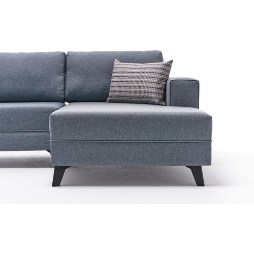 Atelier Del Sofa Kutna garnitura na razvlačenje, Plava, Efsun - Blue slika 2