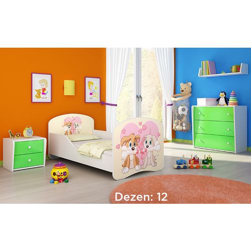 Deciji krevet ACMA I 160x80 + dusek 6 cm12 slika 1