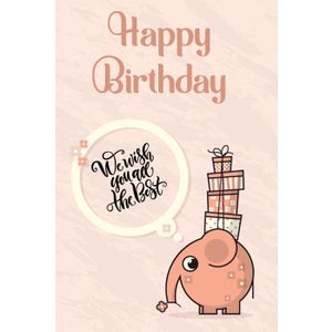 (VK 137) Happy birthday - Slonče s poklonima