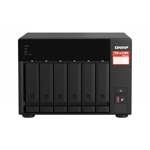 QNAP NAS server za 6 diskova, 8GB RAM, 2x 2.5GbE mreža slika 6