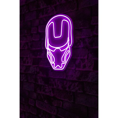 Wallity Ukrasna plastična LED rasvjeta, Iron Man - Pink slika 1